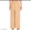 Women Beige Solid Straight Palazzo