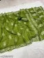 Green cotton sarees