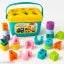 First Shape Sorting Blocks Educational Activity Toys 16 Building Collection ABCD Alphabets Game