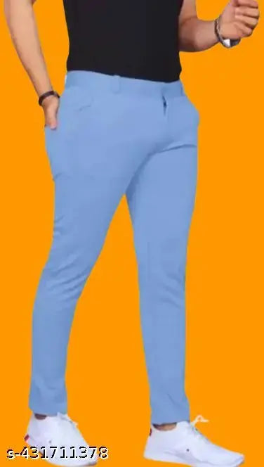 Men Trouser In plain and formal pattern on lowest price