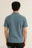 “Premium Frill Fabric Half Zip Collar T-Shirt – gray Edition for casual and Daily use wear