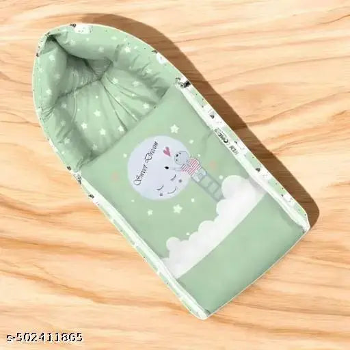 NEWGENZBABY 3 in 1 Baby Bed, Sleeping Bag & Carry Nest, Cotton Baby Bedding for New Born & Infant, Portable Bassinet, for Baby Carrying & Sleeping, Unisex Baby Sleeping Bed