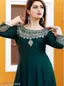 Woman Rayon "Anarkali Kurti" with Printed Dupatta set | Ethnic Print Kurti Dupatta Set