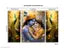 B Art Radha krishna religious modern art self adeshive wall painting for home decoration 12 inch x 18 inch BA SBJM-165