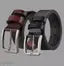 LENZO Artificial Leather Belt Pack of 2