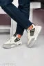 Synthatic Leather Trendy White Sneakers For Men