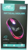 TERABYTE 36B-Optical Wired Mouse for Laptop, Computer & Desktop Wired Optical Mouse (USB 2.0, BLACK)