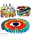120 pcs 12 Color Wooden Dominos Blocks Set for Kids