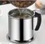 Oil Strainer Pot Grease Can - Stainless Steel Cooking Grease Container,Reuse Oil Storage Best Oil Shaver Can Container with Removable Filter Anti-Scalding Handheld, Oil Filter