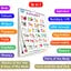My First ALL IN ONE SPIRAL CHART : With 16 Topics ( Big Fonts and Realistic Pictures) | Gift Set For Kids