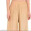 Women Beige Solid Straight Palazzo