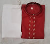COTTON EMROIDERED KURTA AND PAIJAMA SET