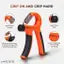 BOLDDISH COMBO of H-shape Grip and Hand Gripper Finger Plastic Exerciser and Hand Gripper , Adjustable hand And Finger Grip Equipment For Gym