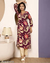 Purpal V-Nack Embroidered kurta