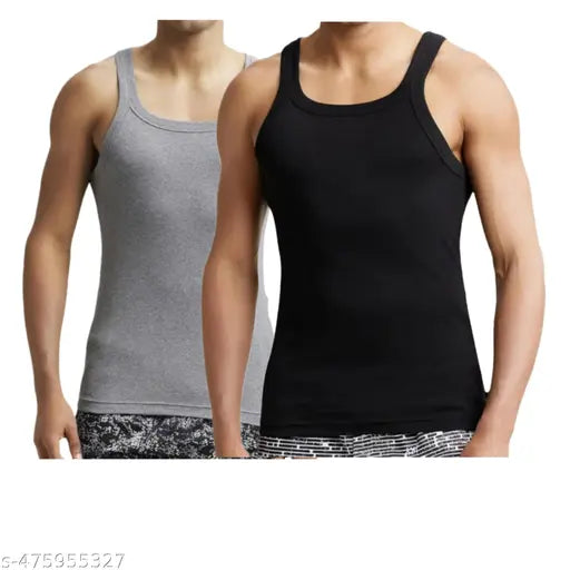 Men Cotton Vest| Gym Vest(pack of 2)
