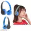 P47 Wireless Bluetooth Headphones with Microphone,Volume Control, Stereo FM,Memory Card Support {Budget headphone, wireless headphones, bluetooth headphones,best bluetooth headphone}(Blue