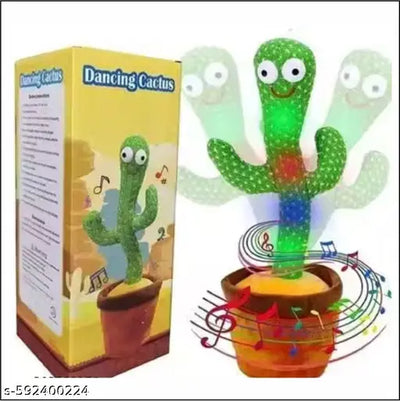 CREATIVE | Rechargeable Talking Cactus Toy for Kids - Musical Dancing, Speaking Cactus Toy for Babies – Educational Talking Toy for Baby Boys & Girls (0-3 Years) – Speaking, Repeating for Toddlers