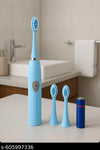 Premium Electric Toothbrush with 2 Extra Brush Heads & Battery Operated Oral Care Set