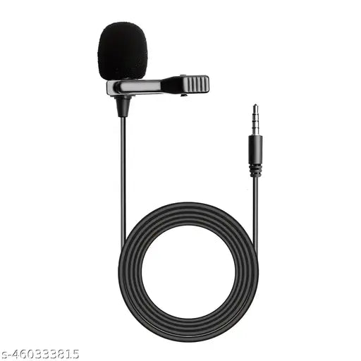 Collar Mic For Voice Recording, Microphone for Singing/YouTube/Smartphones - Black (Pack of 1) COLLAR MIC