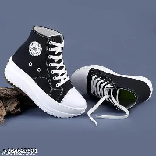 Meesho Summer Shoe Boots Shoe Denim Jeans for Girls High Heel (Ankle) Stylish Ideal for Both Women & Girls| Wear These as Casual or Even for Any Special Occasion Boot Casual Outdoor Women & Girls sneakers shoes