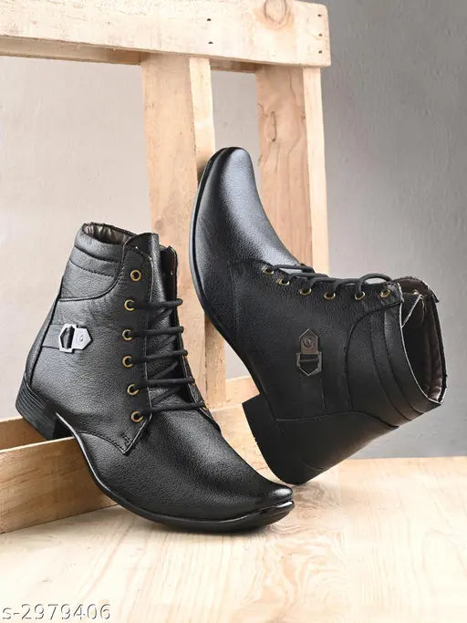 Stylish Synthetic Men's Boot