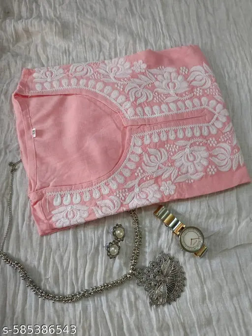 Women Chicken Kari Short Kurti/Women Short Kurti/Women Kurti