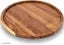 Wooden serving tray for breakfast lunch and dinner