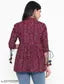 Maroon printed Top Girls