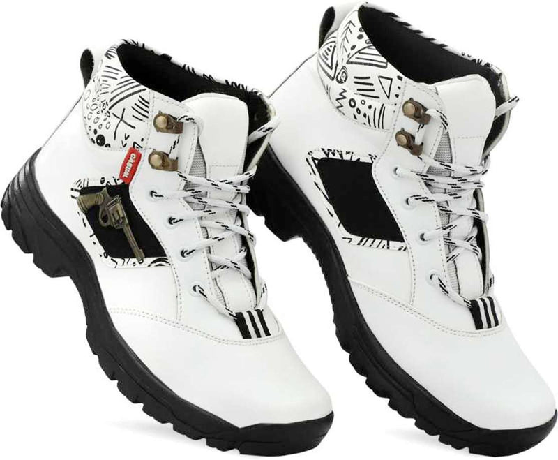Creer Boots For Men (White , 8)