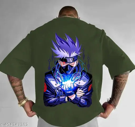 Mens Oversized T-shirt , Trendy Design , Daliy Wear , Causal Wear , Street Wear