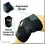 Adjustable Cap Support Brace Sports Gym Running Arthritis Joint Pain Relief Knee Support (Black)
