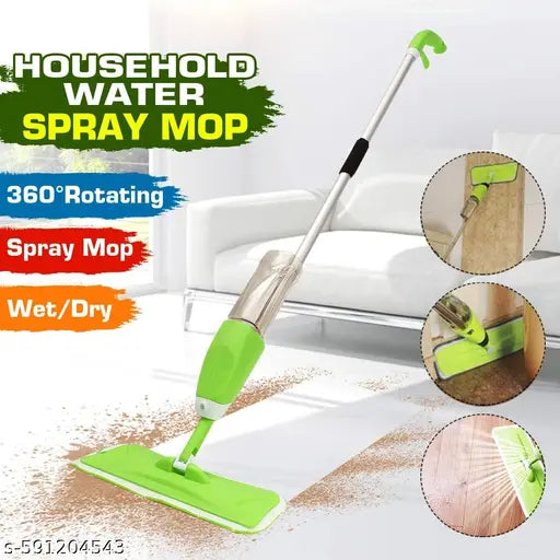 Microfiber Floor Cleaning Spray Mop with Removable Washable Cleaning Pad and Integrated Water Spray Mechanism, 360 Degree Floor Cleaning Mops (Spray mop Set)