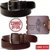 Men's Synthetic Belt & Wallet Combo