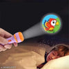 Baby Sleeping Story Book Flashlight Projector Torch Lamp Toy Early Education Toy