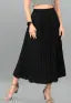 stylish fancy black pleated skirts for womens
