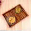 Wooden serving tray wood tray for serve like pizza biscuits cold drinks water