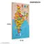 Best collection Wooden Map of India Educational Jigsaw Puzzle, Indian State Puzzle, Wooden Map for Students, Multicolor