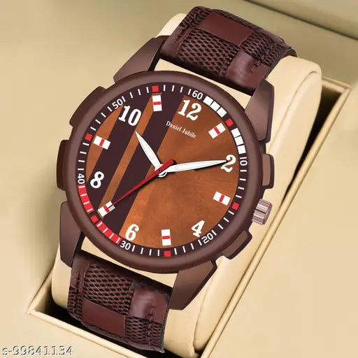 Men's Exclusive Men102 Black Boys watch and Men watches Hand watch men Sports gents stylish Leather Belt gift Analog Watch - For Boys