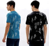 Cool Printed Men's Multicolor T-Shirt (Pack of 2)