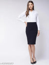 Black Formal Skirt for Women
