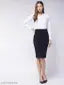 Black Formal Skirt for Women