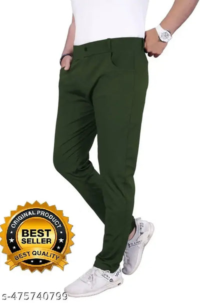 Men Lycra regular Used Trouser For Men On Lowest Price.