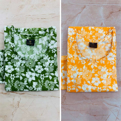 Garden Floral Print Women's Multicolor Kurta