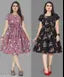 Fit And Flare Dress For Women Under 500 Combo Pack Of 3 Pcs.