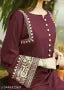 Ethnic Motifs Embroidered Regular Thread Work Kurta with Plazo