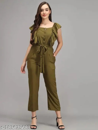 Women Solid Jumpsuit