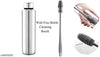 SHOPNJOY Stainless Steel 1 Litre Leakage Proof Water Bottle For Home & Kitchen,Office,School,Gym,Travelling With Free Bottle Cleaning Brush (Pack Of-01, 1000ML)