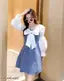 WOMEN AND GIRL LATEST DENIM DRESS