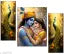 B Art Radha krishna religious modern art self adeshive wall painting for home decoration 12 inch x 18 inch BA SBJM-164