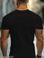 Men's Color Block Pattern Fashion Crew Neck Short Sleeve Quality T-shirt for all seasons